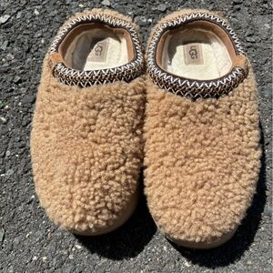 UGG Brown Fleece Slip-Ons